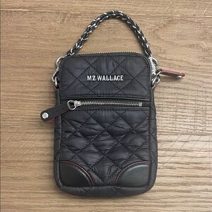 MZ Wallace Black Quilted Belt Bag